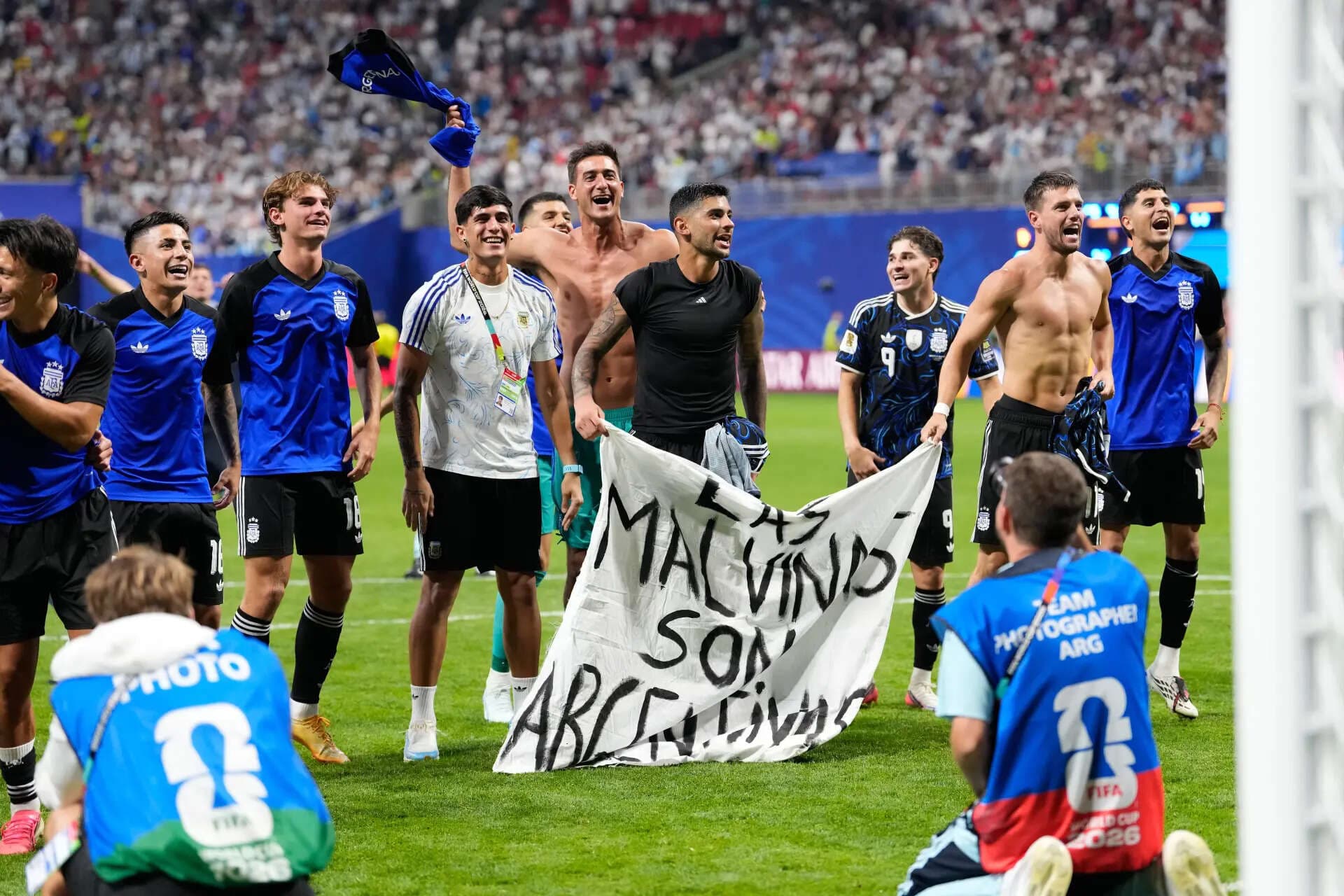 Will Argentina stars miss World Cup final under FIFA rules? Decision looms over Falklands banner celebration