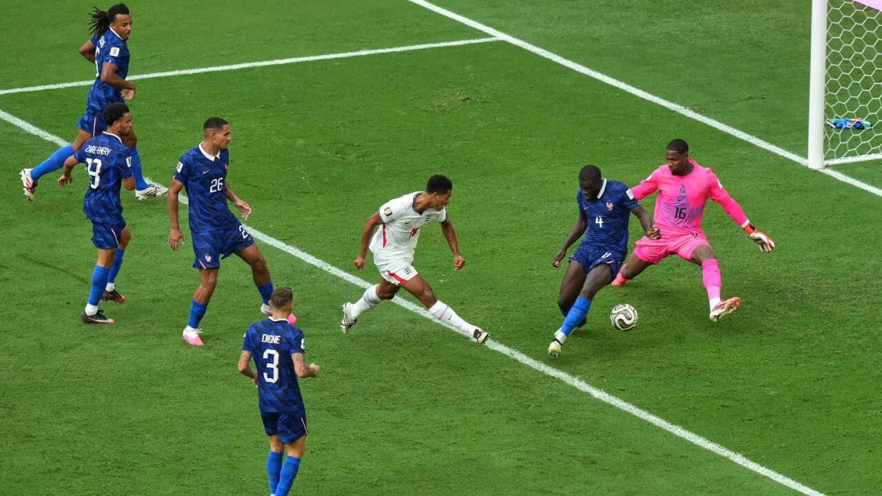 Mbappe breaks all-time WC goal record as Saka hat-trick fails France in 10-goal thriller